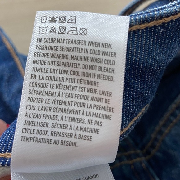 AE Outfitters Denim Cargo Maxi Skirt Size 6 Medium Wash Comfort Waistband - Picture 8 of 10